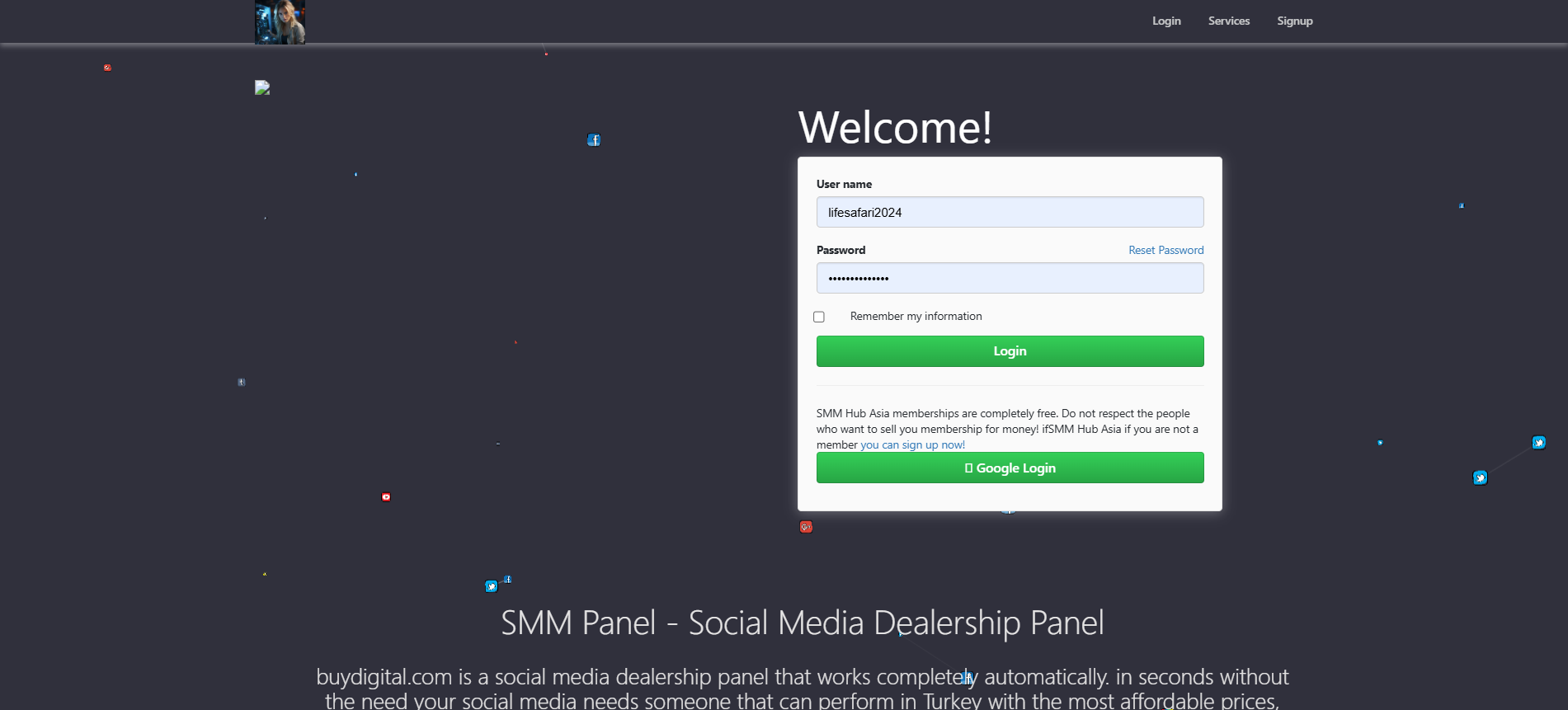 SMM Agrzm theme preview